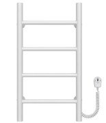 Електрична сушарка для рушників Deffi Оріон П4 400х600 праве підключення білий C.OR.60.40.4.E.W.R.5