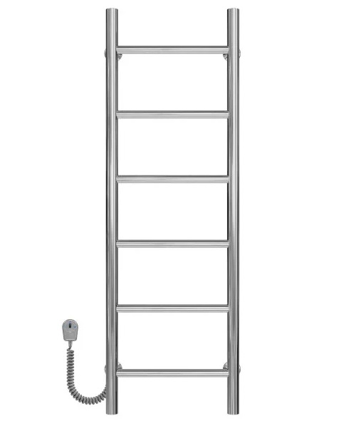 Электрический полотенцесушитель Deffi Орион П6 400х1000 левое подключение хром C.OR.100.40.6.E.C.L.5