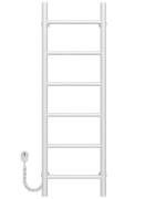 Электрический полотенцесушитель Deffi Орион П6 400х1000 левое подключение белый C.OR.100.40.6.E.W.L.5