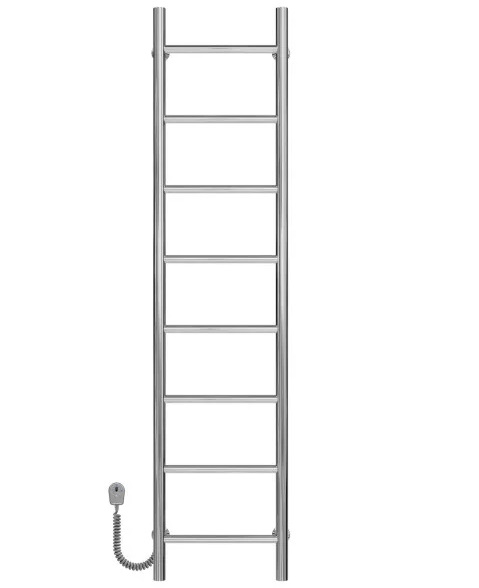 Электрический полотенцесушитель Deffi Орион П8 400х1400 левое подключение хром C.OR.140.40.8.E.C.L.5