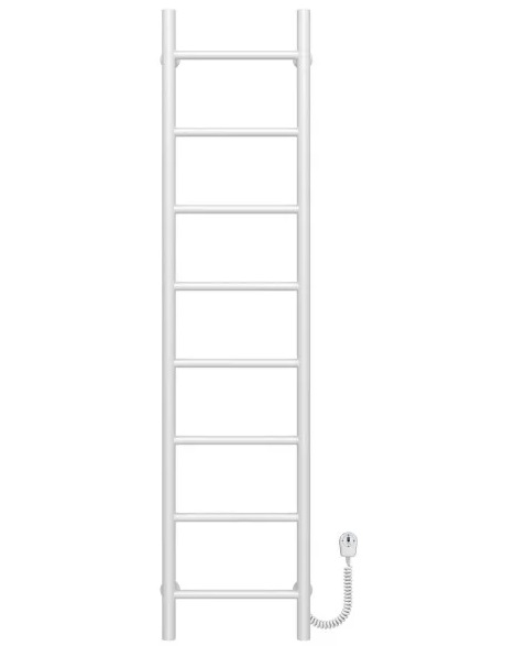 Електрична сушарка для рушників Deffi Оріон П8 400х1400 праве підключення білий C.OR.140.40.8.E.W.R.5