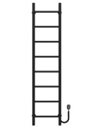 Электрический полотенцесушитель Deffi Орион П8 400х1400 правое подключение черный C.OR.140.40.8.E.B.R.5