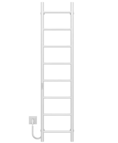 Электрический полотенцесушитель Deffi Орион П8 400х1400 левое подключение WD03 белый C.OR.140.40.8.E.W.L.3