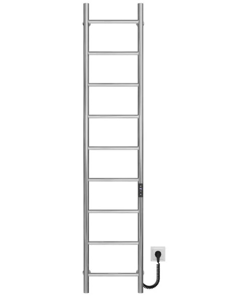 Електрична сушарка для рушників Deffi Оріон П9 400х1600 праве підключення JD03 хром C.OR.160.40.9.E.C.R.1
