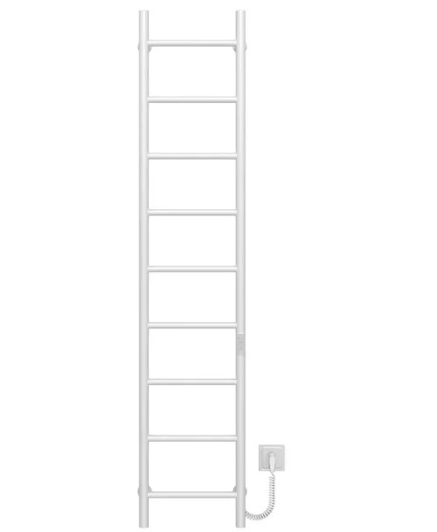 Электрический полотенцесушитель Deffi Орион П9 400х1600 правое подключение WD03 белый C.OR.160.40.9.E.W.R.3