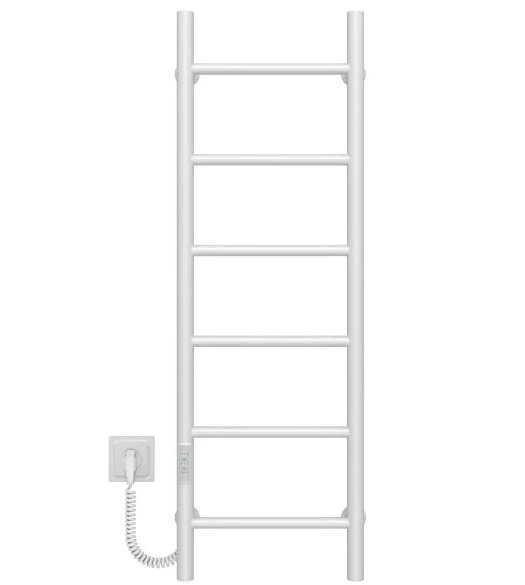 Електрична сушарка для рушників Deffi Оріон П6 400х1000 ліве підключення WD03 білий C.OR.100.40.6.E.W.L.3