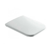 Сидіння з кришкою для унітаза Hatria Erika Pro Q з функцією швидкого зняття і плавного закривання білий 01Y1FU01