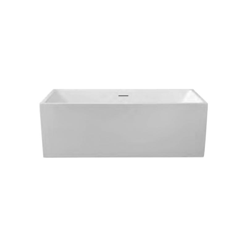 Ванна акриловая Hatria BT 02 170x74 см с инсталляцией белый матовый 00Y7AZ25