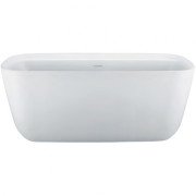 Ванна акриловая Hatria ВТ 03 170x78 см с инсталляцией белый матовый 00Y8AH25