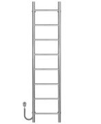 Електрична сушарка для рушників Deffi Оріон П8 400х1400 ліве підключення хром C.OR.140.40.8.E.C.L.5