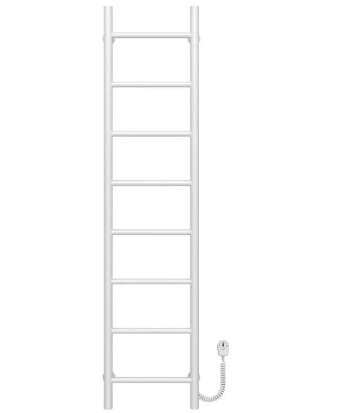 Электрический полотенцесушитель Deffi Орион П8 400х1400 правое подключение белый C.OR.140.40.8.E.W.R.5