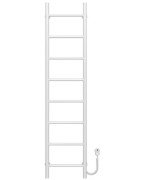 Электрический полотенцесушитель Deffi Орион П8 400х1400 правое подключение белый C.OR.140.40.8.E.W.R.5