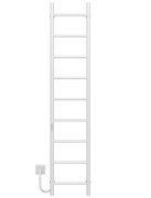 Електрична сушарка для рушників Deffi Оріон П9 400х1600 ліве підключення WD03 білий C.OR.160.40.9.E.W.L.3