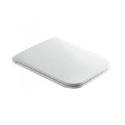 Сидіння з кришкою для унітаза Hatria Erika Pro Q з функцією швидкого зняття і плавного закривання білий 01Y1FU01