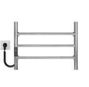 Электрический полотенцесушитель Deffi Орион П3 500х400 левое подключение JD03 хром C.OR.40.50.3.E.C.L.1