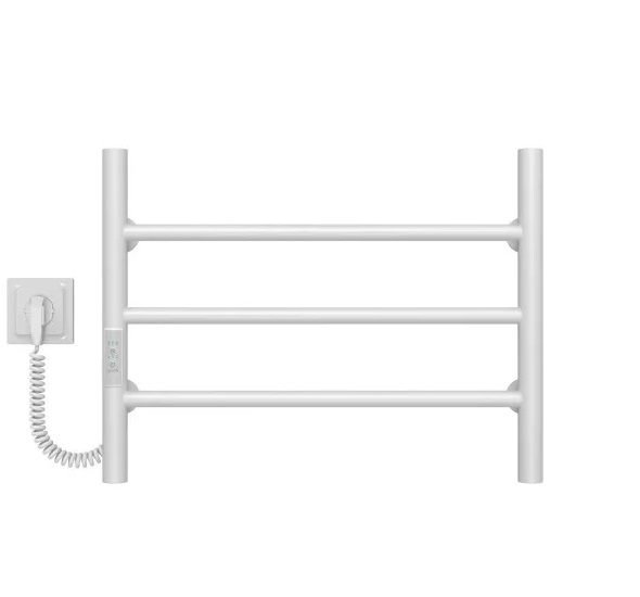 Електрична сушарка для рушників Deffi Оріон П3 500х400 ліве підключення WD03 білий C.OR.40.50.3.E.W.L.3