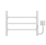Электрический полотенцесушитель Deffi Орион П3 500х400 правое подключение WD03 белый C.OR.40.50.3.E.W.R.3