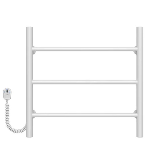 Электрический полотенцесушитель Deffi Орион П3 500х500 левое подключение белый C.OR.50.50.3.E.W.L.5