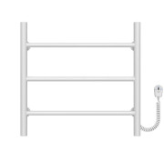 Электрический полотенцесушитель Deffi Орион П3 500х500 правое подключение белый C.OR.50.50.3.E.W.R.5