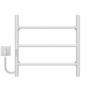 Электрический полотенцесушитель Deffi Орион П3 500х500 левое подключение JD03 белый C.OR.50.50.3.E.W.L.1