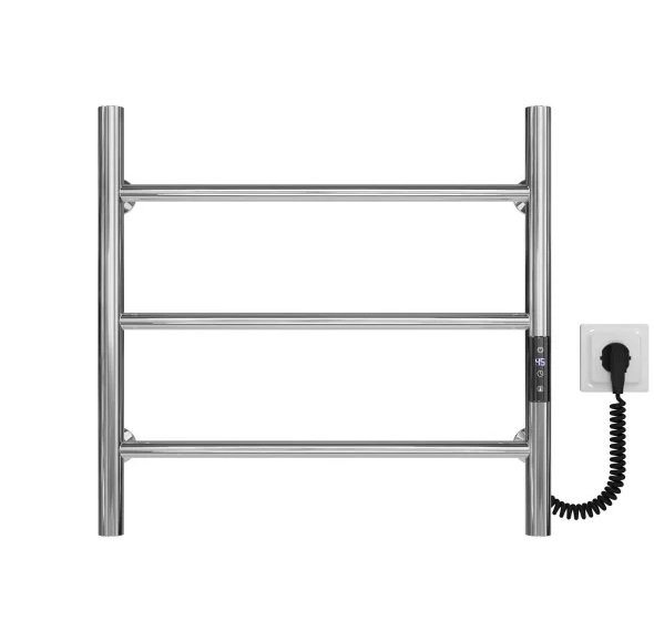 Электрический полотенцесушитель Deffi Орион П3 500х500 правое подключение JD03 хром C.OR.50.50.3.E.C.R.1