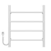 Электрический полотенцесушитель Deffi Орион П4 500х600 левое подключение белый C.OR.60.50.4.E.W.L.5
