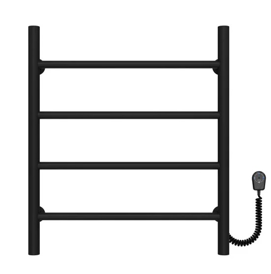 Электрический полотенцесушитель Deffi Орион П4 500х600 правое подключение черный C.OR.60.50.4.E.B.R.5