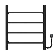 Электрический полотенцесушитель Deffi Орион П4 500х600 правое подключение черный C.OR.60.50.4.E.B.R.5