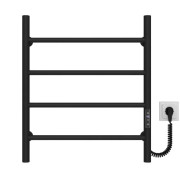 Электрический полотенцесушитель Deffi Орион П4 500х600 правое подключение JD03 черный C.OR.60.50.4.E.B.R.1