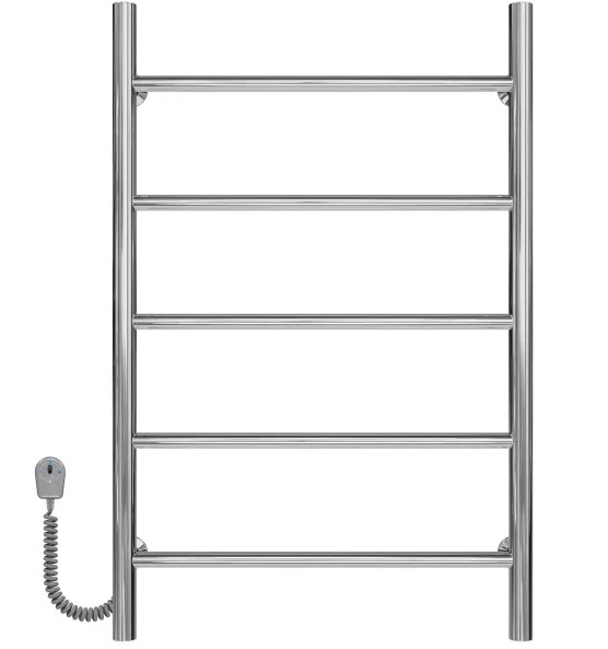 Электрический полотенцесушитель Deffi Орион П5 500х800 левое подключение хром C.OR.80.50.5.E.C.L.5
