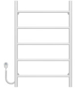 Електрична сушарка для рушників Deffi Оріон П5 500х800 ліве підключення білий C.OR.80.50.5.E.W.L.5