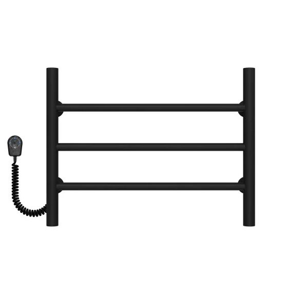 Электрический полотенцесушитель Deffi Орион П3 500х400 левое подключение черный C.OR.40.50.3.E.B.L.5