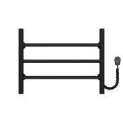 Электрический полотенцесушитель Deffi Орион П3 500х400 правое подключение черный C.OR.40.50.3.E.B.R.5