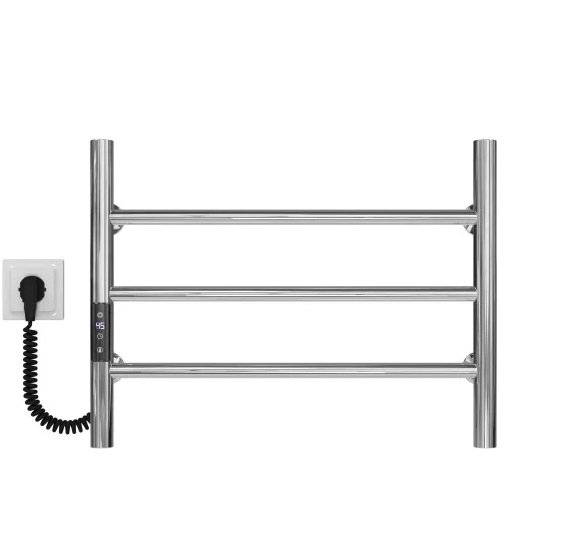 Електрична сушарка для рушників Deffi Оріон П3 500х400 ліве підключення JD03 хром C.OR.40.50.3.E.C.L.1