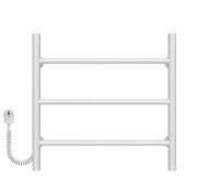Электрический полотенцесушитель Deffi Орион П3 500х500 левое подключение белый C.OR.50.50.3.E.W.L.5
