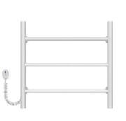 Электрический полотенцесушитель Deffi Орион П3 500х500 левое подключение белый C.OR.50.50.3.E.W.L.5