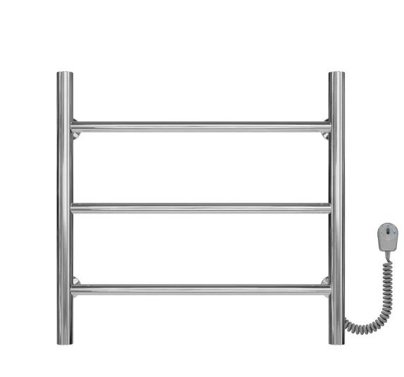 Электрический полотенцесушитель Deffi Орион П3 500х500 правое подключение хром C.OR.50.50.3.E.C.R.5