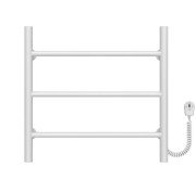 Электрический полотенцесушитель Deffi Орион П3 500х500 правое подключение белый C.OR.50.50.3.E.W.R.5