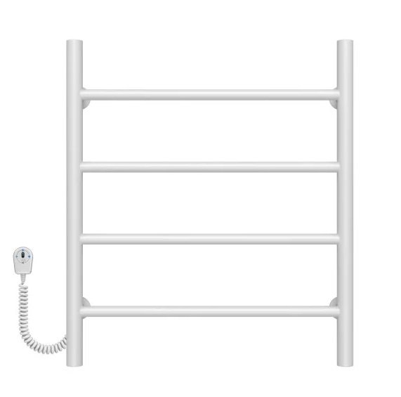 Электрический полотенцесушитель Deffi Орион П4 500х600 левое подключение белый C.OR.60.50.4.E.W.L.5