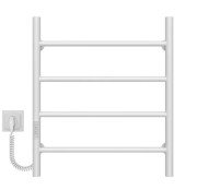 Електрична сушарка для рушників Deffi Оріон П4 500х600 ліве підключення WD03 білий C.OR.60.50.4.E.W.L.3