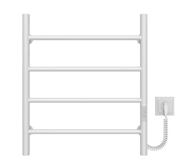 Электрический полотенцесушитель Deffi Орион П4 500х600 правое подключение WD03 белый C.OR.60.50.4.E.W.R.3