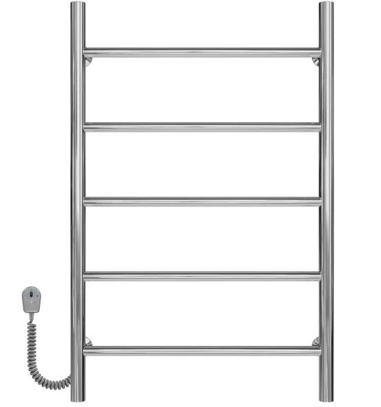Электрический полотенцесушитель Deffi Орион П5 500х800 левое подключение хром C.OR.80.50.5.E.C.L.5