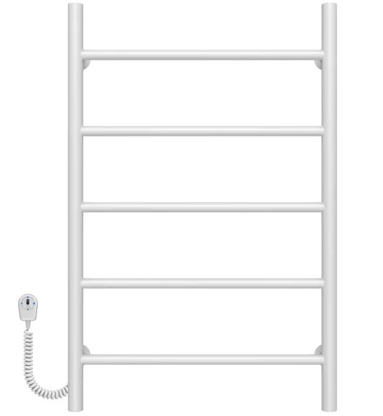 Електрична сушарка для рушників Deffi Оріон П5 500х800 ліве підключення білий C.OR.80.50.5.E.W.L.5