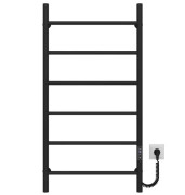 Электрический полотенцесушитель Deffi Орион П6 500х1000 правое подключение JD03 черный C.OR.100.50.6.E.B.R.1