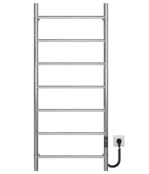 Электрический полотенцесушитель Deffi Орион П7 500х1200 правое подключение JD03 хром C.OR.120.50.7.E.C.R.1
