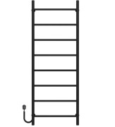 Электрический полотенцесушитель Deffi Орион П8 500х1400 левое подключение черный C.OR.140.50.8.E.B.L.5