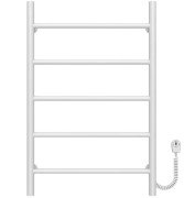 Электрический полотенцесушитель Deffi Орион П5 500х800 правое подключение белый C.OR.80.50.5.E.W.R.5