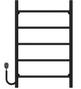 Электрический полотенцесушитель Deffi Орион П5 500х800 левое подключение черный C.OR.80.50.5.E.B.L.5