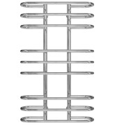 Полотенцесушитель водяной Deffi Британика П9 600х1000 нижнее подключение хром C.BR.100.60.9.C.A