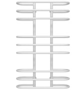 Полотенцесушитель водяной Deffi Британика П9 600х1000 нижнее подключение белый C.BR.100.60.9.W.A